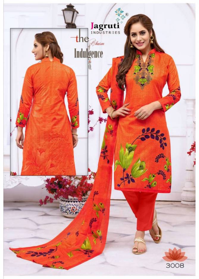 Jagruti Shaheena 3 Pure Cotton Printed Dress Material